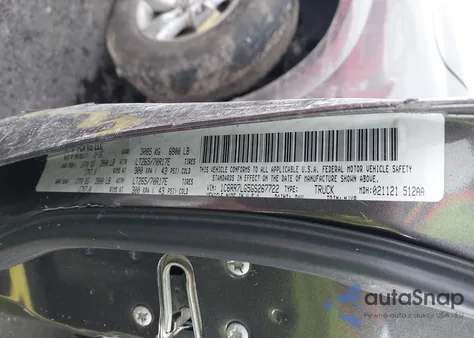 2016 Ram 1500 Outdoorsman from USA, damaged, VIN 1C6RR7LG5GS267722